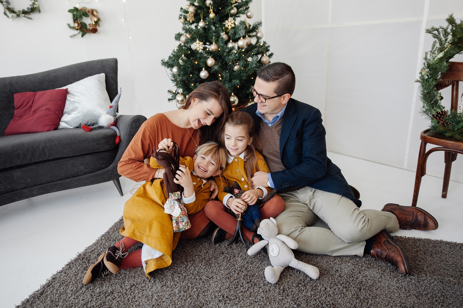 Quasi Natale Servizio Fotografico Per Bambini Ninakina